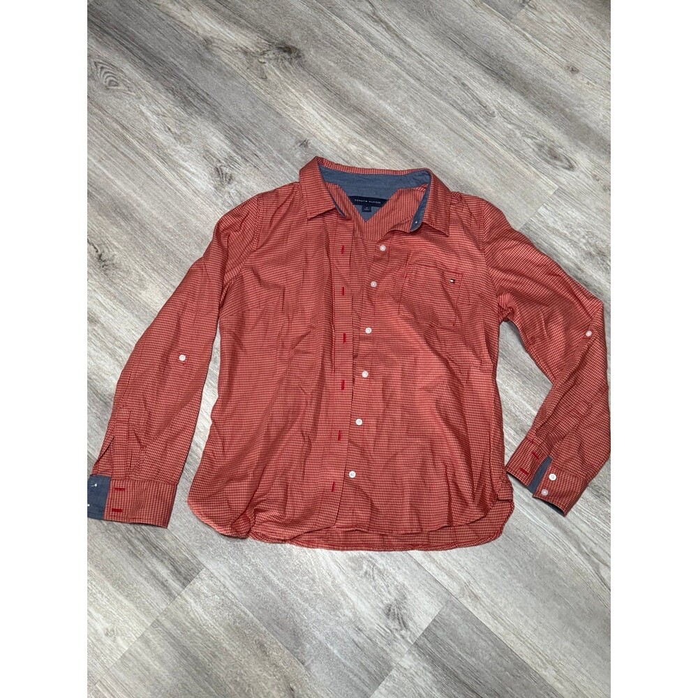 Tommy Hilfiger Button-Down Roll-Tab Sleeve Shirt medium
